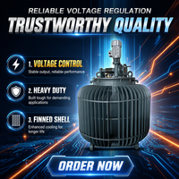 Stabilisateur de tension automatique triphasé à induction immergé dans l'huile 300 kVA, régulateur AVR 380 V/400/415 Vca