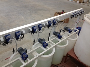 Station de traitement des eaux usées d'électrolyse haute capacité pour usines de fabrication avec PLC et boîte de vitesses - Product Image 4