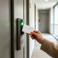 Carte intelligente NFC en PVC personnalisée pour le contrôle d'accès, la gestion des présences, les cartes de membre d'hôtel, les ascenseurs et la gestion communautaire