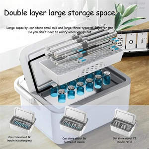 High Quality Frost-Free Rechargeable Mini Medical Cooling <b>Fridge</b> Cooler Box USB <b>Portable</b> Insulin <b>Fridge</b> for Hotel Use - Product Image 4