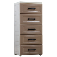 Ensemble de meubles de salon pour bébé Haogle, armoire à vêtements pour enfants, armoire de rangement en plastique pour chambre à coucher, tiroirs en plastique, plusieurs couleurs