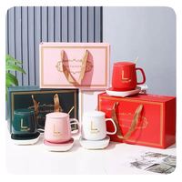 Nouveau Smart électrique USB bureau 55C maison cadeau ensemble en céramique tasse à café chauffe-tasse chauffe-tasse 2024