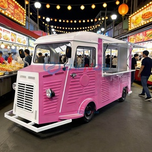 Fully Equipped <b>Electric</b> Stainless Steel 4-Wheel Multifunction Mobile Fast Food Truck Street Food Cart Customized Cooking - Product Image 2