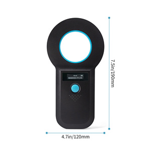 เครื่องสแกนอ่านไมโครชิปสำหรับสัตว์เลี้ยง, เครื่องสแกนแท็กสัตว์256แบบพกพาสามารถชาร์จไฟได้เครื่องสแกน ID ID Display ที่เสถียร - Product Image 5