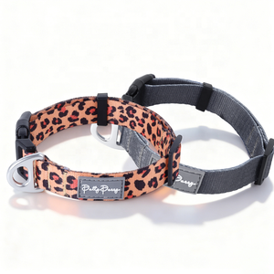 Collar de Perro Personalizado con Cualquier Diseño, Venta al por Mayor, con Tela Impresa a Todo Color, Hebilla de Liberación Rápida Ajustable + Anillo en D de Metal - Product Image 3