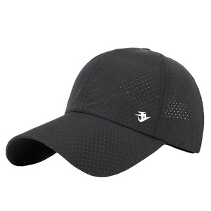 Baseball Cap Mesh Breathable Sunshade Unisex Black Nylon <b>Hat</b> Outdoor Protection - Product Image 1