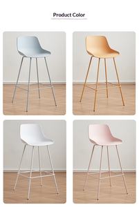 <span class=keywords><strong>Sillas</strong></span> Altas de Plástico Profesionales Personalizadas al por Mayor para Restaurante al Aire Libre, Taburetes para Barra de Bar - Product Image 5