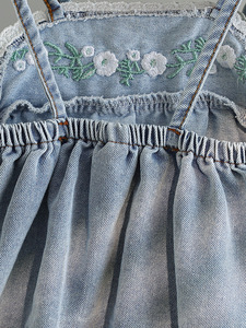 <span class=keywords><strong>ชุด</strong></span>เซ็ตสองชิ้น เสื้อแจ็คเก็ตปักลา<span class=keywords><strong>ย</strong></span>พิมพ์พร้อมเข็มขัดสำหรับเด็กผู้หญิง สไตล์ลำลอง ขา<span class=keywords><strong>ย</strong></span>ดีที่สุดปี 2025 + กางเกง<span class=keywords><strong>ย</strong></span>ีนส์ฟอกแบบ Heavy Industry Wash - Product Image 4