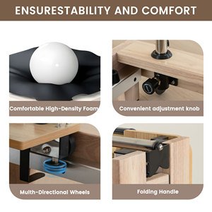 Reformer de Pilates Multifuncional, Flexible y Duradero, Ecológico, en Oferta, el Más Vendido, Disponible en Stock Local, para Entrenamiento Corporal y de Equilibrio - Product Image 4