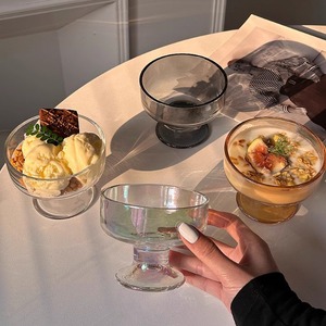 Vaso de Vidrio para Yogur, Postre, Helado, Batido, Pudín, <span class=keywords><strong>Copa</strong></span> para Vino, de Alta Calidad, con Logotipo Personalizado - Product Image 6