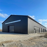 Bâtiment préfabriqué en acier galvanisé léger à bas prix, structure industrielle préfabriquée, entrepôt préfabriqué