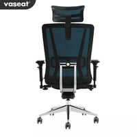 Chaise de bureau exécutive moderne ergonomique réglable personnalisée en tissu avec garantie de 5 ans et résistance à l'eau pour le bureau, la maison et l'école
