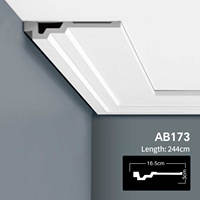 EverWall Guangzhou Moulures de qualité supérieure Moulure décorative intérieure Corniche en Pu Meilleur adhésif pour revêtement en plâtre