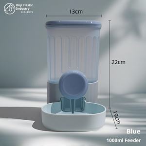 Yeni Plastik Sağlam Klasik Asılı Kafes Köpek Mama Kabı Otomatik Su Sebili ve Besleyici 2'si 1 Arada Çevre Dostu Su Geçirmez IPX5 Toptan - Product Image 6