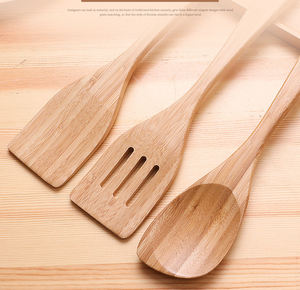 Juego <span class=keywords><strong>de</strong></span> Utensilios <span class=keywords><strong>de</strong></span> <span class=keywords><strong>Cocina</strong></span> Antiadherentes, Utensilios <span class=keywords><strong>de</strong></span> Mesa para Cocinar, Cucharas <span class=keywords><strong>de</strong></span> Bambú Reutilizables, Espátula, Cucharón para Uso en la <span class=keywords><strong>Cocina</strong></span> - Product Image 2