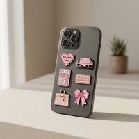 Autocollants métalliques pour téléphone du Moyen-Orient, émail plat, personnages de dessins animés, série sur le thème de l'anime, design original, promotion chameau