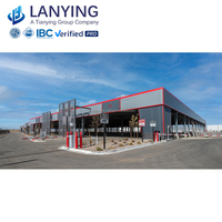 Kits de almacenamiento de construcción de estructura de acero de dibujo prefabricado de carbono y acero de color resistente a la corrosión