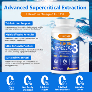 Avrupa kökenli toplu Omega-3 balık yağı yumuşak jel kapsüller hayvan özü takviyesi toplu - Product Image 6