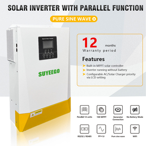 SUYEEGO Prix Usine 5Kva 6Kva MPPT 110A 500Vdc Entrée PV 220Vac 48V Fonction Parallèle 5500W Monophasé Hybride Solaire SYGHBP-5 - Product Image 2