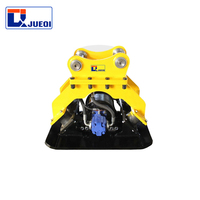 Compacteur de sol vibrant hydraulique pour mini-excavatrice, adapté aux excavatrices de 1,5 à 6 tonnes