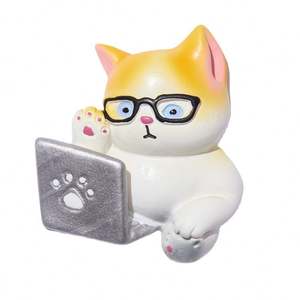 Grandes dijes de resina Kitty Computer Sofa Lento Big DIY Decor - Product Image 5