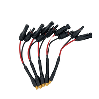 Xlpo Fil solaire en cuivre isolé Câble haute tension en PVC pour panneau solaire CC Ligne de stockage d'énergie à 2 cœurs
