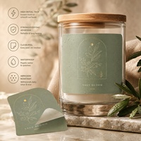 Etiquetas Adhesivas Personalizadas en Rollo, Impresión Personalizada con Logotipo de Marca, Etiquetas de Vinilo Impermeables para Empaquetado de Productos