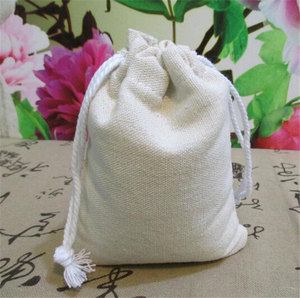 Bolsa de polvo con cordón de tela de lino de alta calidad para utensilios de cocina - Product Image 2