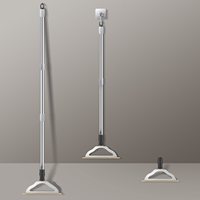47-Zoll-verstellbarer Teppich-Rechen mit langem Griff Wieder verwendbare große Metall-Flusen entfernungs bürste für Tierhaare und Pelzen tfernung
