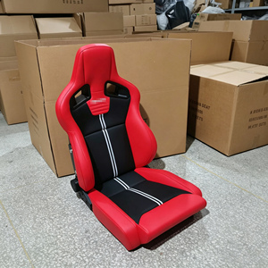 Sedile da corsa modificato CS30 con schienale in fibra di vetro e fibra di carbonio, sedile a guscio che migliora comfort ed estetica - Product Image 3