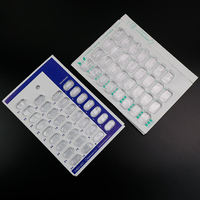 Boîte à pilules mensuelle personnalisée de 28 jours pour vitamines et gélules, emballage blister médical thermoscellé pour l'adhérence au traitement pharmaceutique
