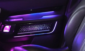 Lumière d'ambiance pour Land Rover Discovery 5 2017-2024, lampe d'atmosphère intérieure, 28 lumières, ciel étoilé, commande par application, lumière LED de voiture 12V - Product Image 3