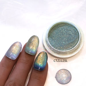 A granel Aurora camaleón sirena Arco Iris holográfico Nail Art pigmento en polvo - Product Image 4
