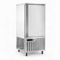 Congélateur à air pulsé commercial -45°C ° C -80 ℃   Congélateur à Choc Numérique en Acier Inoxydable 6/10 Plateaux à Dégivrage Automatique pour Boulangerie et Cuisine Centrale