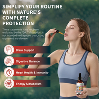 Gotas Líquidas de Complejo Vitamínico B de Marca Privada OEM, 60 ml, con B12, B6, B1, Niacina y Folato para Energía y Apoyo Inmunológico