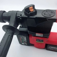 Marteau perforateur électrique portatif de qualité industrielle NEOBRISKEN 3800W, double batterie, multifonctionnel, sans fil