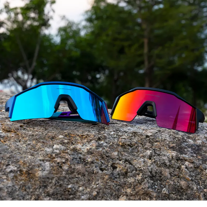 गर्म बिक्री KAPVOE आउटडोर धूप का चश्मा UV400 संरक्षण पहाड़ पुरुषों महिलाओं खेल साइकिल चश्मा एमटीबी सड़क साइकल चलाना चश्मा Eyewear