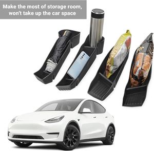Boîte de rangement en TPE pour <span class=keywords><strong>Tesla</strong></span> Model Y, 4 pièces, intérieur des portières avant et arrière - Product Image 5