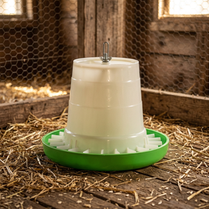 Comedero para Aves de Corral Plegable de Plástico Resistente de 3 kg, Garantía de Calidad 126A, Flujo de Alimentación Ajustable, Ultra Silencioso - Product Image 3