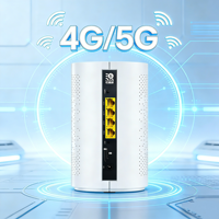 Router Mesh Rumah MT7981B Dual Band 2.4GHz 5.8GHz 3000Mbps OPENWRT 5G SA/NSA Wifi6 CPE Dengan 2 Slot Kartu SIM Router Wifi Terbuka