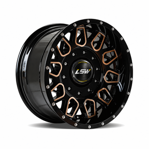 LSR1007 6x139.7 ET0 ET-12 17 18 20 นิ้ว ล้อแม็กซ์ฟอร์จ ขอบ 17 18 20 นิ้ว ขายดี มีจำนวนจำกัด สีดำ สีบรอนซ์ สำหรับรถฟอร์ด บรองโก F150 - Product Image 1