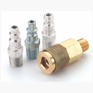 Shanghai Hansen AUTO-FLO <b>Quick</b> Coupler 6.35mm Brass Insert <b>Connector</b> Stainless Steel Natural Color Pneumatic Parts - Product Image 3