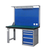 Banc de travail professionnel robuste antistatique avec tiroirs, finition peinture poudre, armoire de rangement pour garage, outils, usage de bureau, OEM