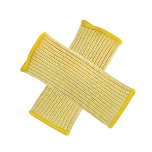 Junmu Mangas Protectoras Amarillas de Aramida Resistentes a Cortes y Llamas para Soldadura, 20cm, Resistentes al Calor Nivel 3, Talla Única - Product Image 1