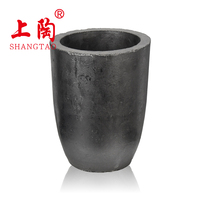 Crucible en carbure de silicium et graphite, pot réfractaire composite SiC pour four de fusion des métaux non ferreux