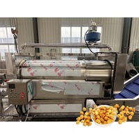 Lijie Ligne de production de pop-corn au caramel industrielle et commerciale personnalisée, saveur pêche salée, chauffage gaz/électrique, acier inoxydable 304