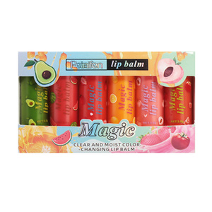 Natural <strong>Organic</strong> Lipbalm Stick 6 Flavors Moisturizing 6 Pieces Set Gift Lip Balm - Product Image 1
