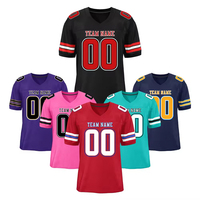 Maillots Rétro de Football Américain en Gros Personnalisables par Broderie Nom Numéro et Techniques d'Impression pour Vêtements de Sport