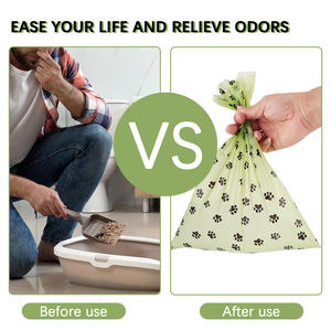 Atacado Eco-Friendly Cornstarch <span class=keywords><strong>Dog</strong></span> <span class=keywords><strong>Poop</strong></span> Bags Envoltório Plástico Biodegradável para Eliminação Sustentável Pet Waste - Product Image 3