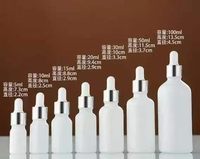 Bouteilles compte-gouttes en verre cylindriques roses de 5 ml, 10 ml, 15 ml, 20 ml, 30 ml, 50 ml, 60 ml, 100 ml, 120 ml pour huiles essentielles, parfums et gouttes pour les yeux, avec bouchons en or rose